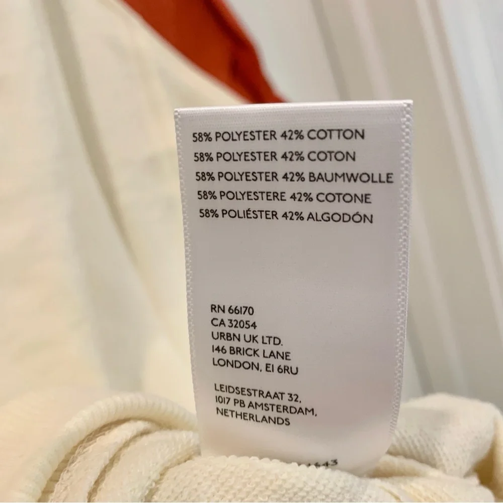 🌺 ANTHROPOLOGIE Pilcro Muscle Sweatshirt Tank in California Poppy Flower Red - Picture 14 of 15